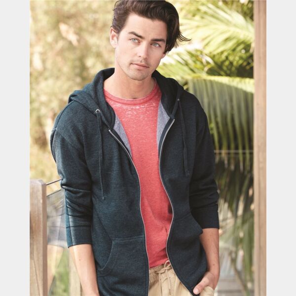 Unisex Midweight Full-Zip Hooded Sweatshirt Thumbnail