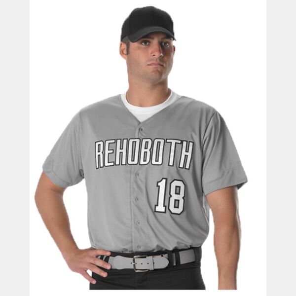 Men's Full Button Lightweight Baseball Jersey Thumbnail