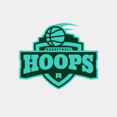 Hoops Basketball logo template 02 Thumbnail