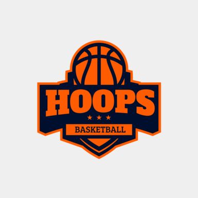 Hoops Basketball logo template 03 Thumbnail