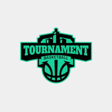 Tournament Basketball logo template Thumbnail