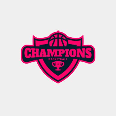 Champions Basketball League logo template Thumbnail