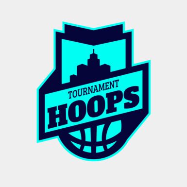 Hoops Tournament Basketball logo template Thumbnail