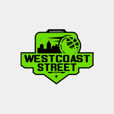 Westcoast Street Basketball logo template Thumbnail