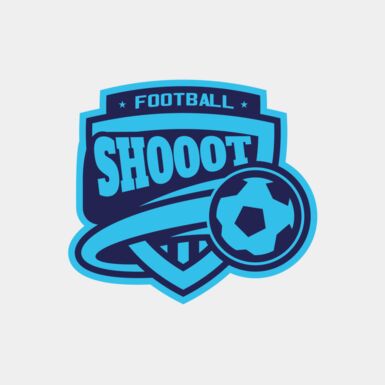 Shoot Football logo template Thumbnail