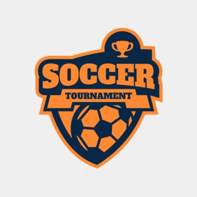 Soccer Tournament league logo template Thumbnail