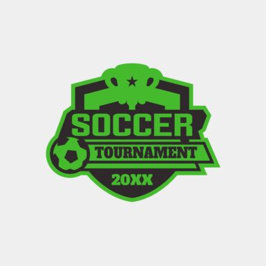 Soccer Tournament logo template 02 Thumbnail