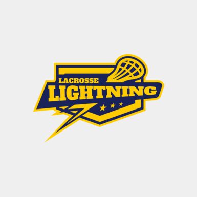 Lightning Lacrosse Logo Template Thumbnail