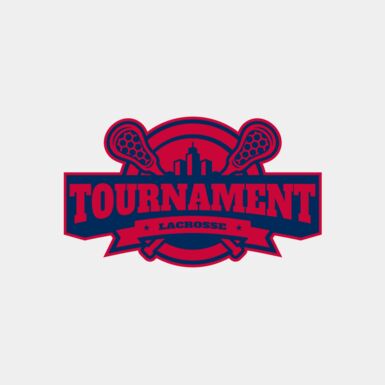 Tournament Lacrosse Logo Template Thumbnail