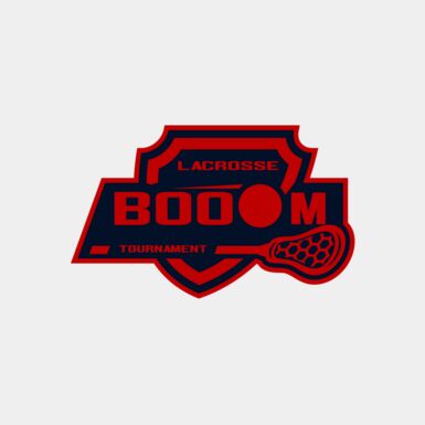 Boom Tournament Lacrosse Logo Template Thumbnail
