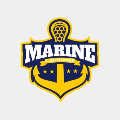 Marine Lacrosse Logo Template Thumbnail