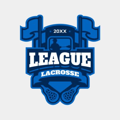 League Lacrosse Logo Template Thumbnail