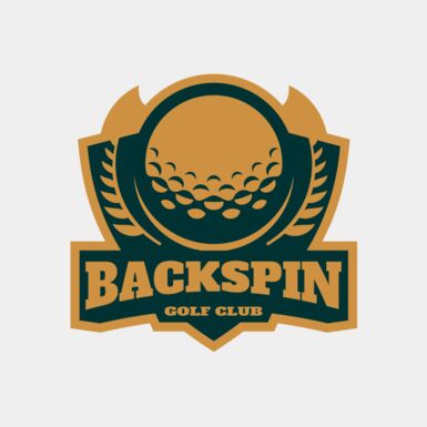 Backspin Golf club logo template Thumbnail