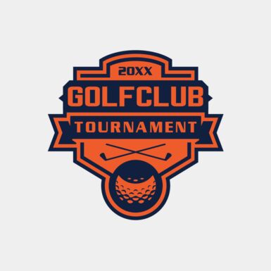 Golf club Tournament logo template 02 Thumbnail