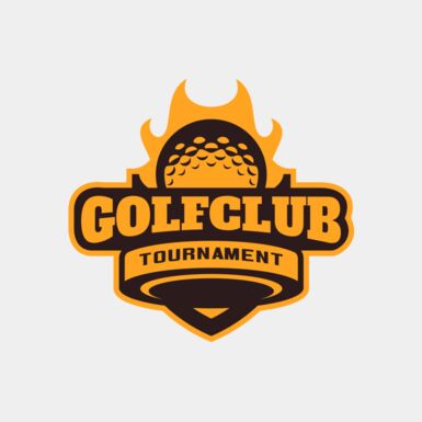 Golf Club Tournament logo template 04 Thumbnail