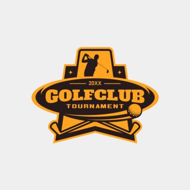 Golf club Tournament logo template 05 Thumbnail