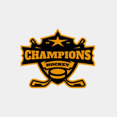 Champions Hockey logo template 02 Thumbnail