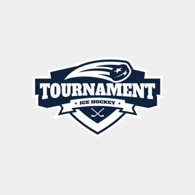 Tournament Ice Hockey logo template 02 Thumbnail