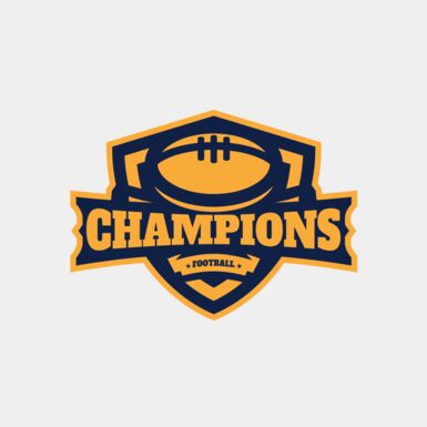 Champions Football logo template Thumbnail