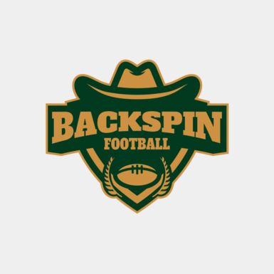 Backspin Football logo template Thumbnail