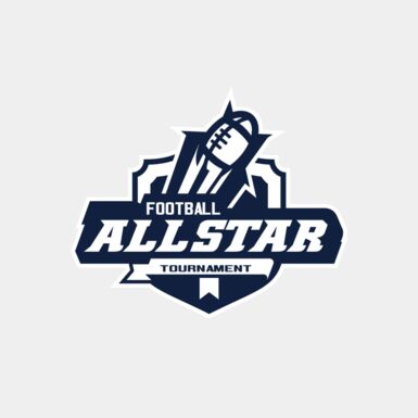 Allstar Tournament Football logo template Thumbnail