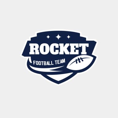 Rocket Football Team logo template Thumbnail