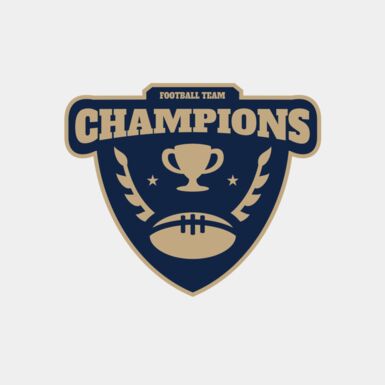 Champions Football Team logo template Thumbnail