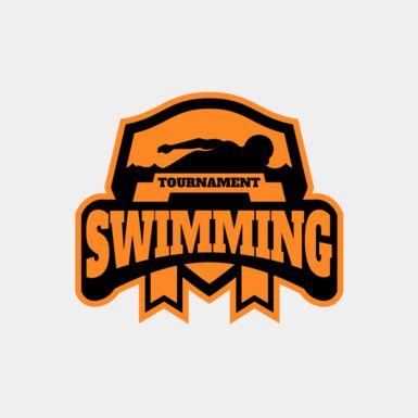 Swimming Tournament logo template 03 Thumbnail