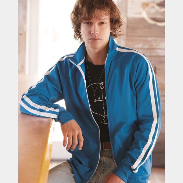 Lightweight Poly-Tech Full-Zip Track Jacket Thumbnail