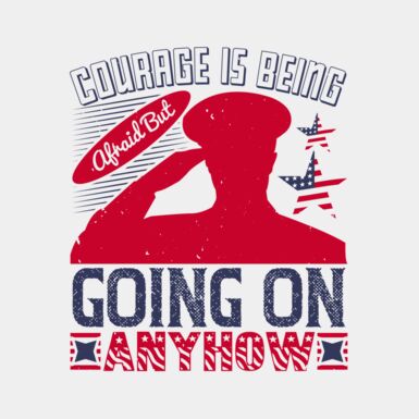 Courage is being afraid but going on anyhow 01 Thumbnail