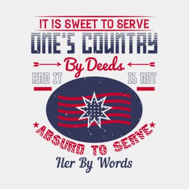 It Is Sweet To Serve Ones Country By Deeds  And It Is Not Absurd To Serve Her By Words 01 Thumbnail