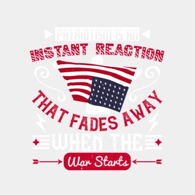 Patriotism is an instant reaction that fades away when the war starts 01 Thumbnail